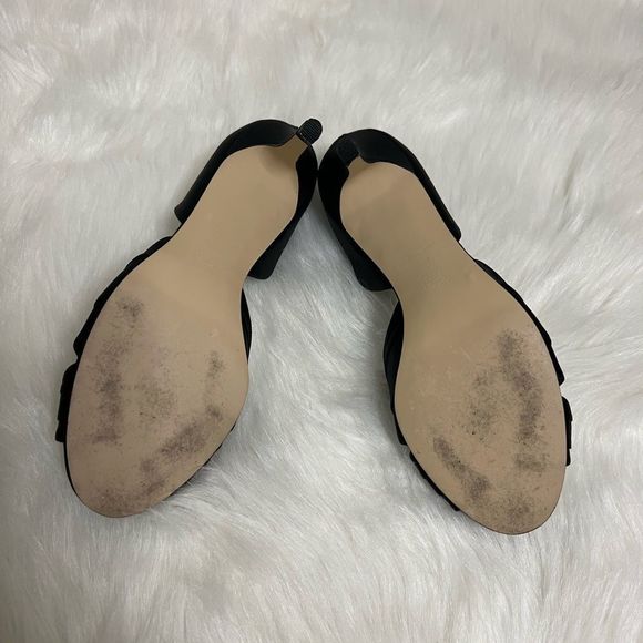 Caparros Black Rhinestone Heels 6 1/2 - Picture 6 of 12